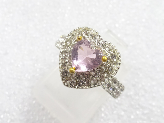 JAPANESE KIMONO / ANTIQUE COLORED STONE RING (SIZE 8)